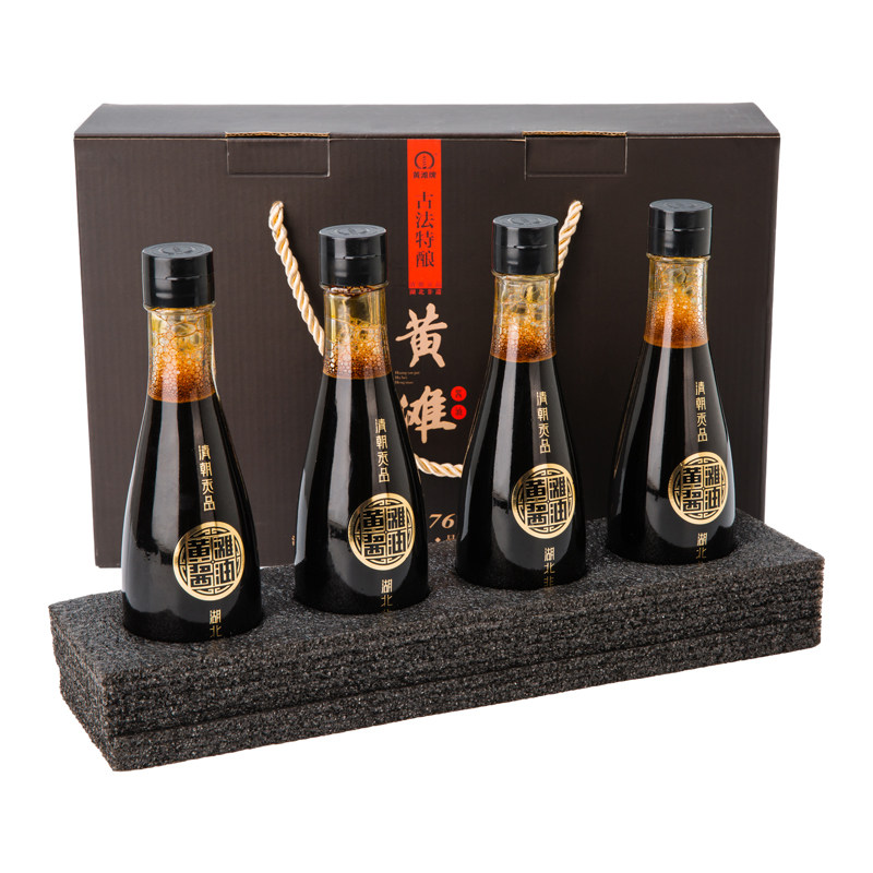 湖北应城特产酱油礼盒陈酿传承古法手工酿造酱油黄滩牌炒菜调料