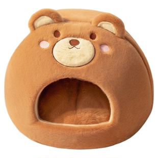 猫窝冬加厚冬季保暖全封闭式冬日猫咪安全感睡窝狗窝四季通用床
