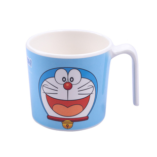 五和儿童水杯哆啦A梦带手柄奥特曼带盖杯宝宝喝水杯刷牙杯子卡通