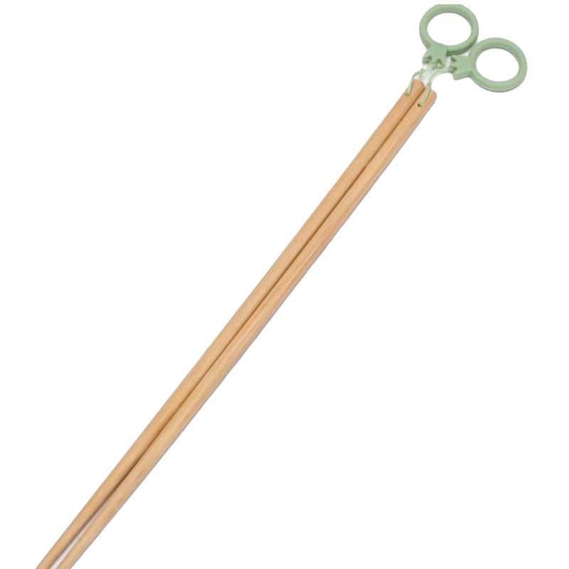 挂式加长筷子家用油炸鸡翅木捞面炸油条超长实木防烫不锈钢火锅筷