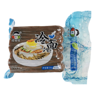 小伙子冷面1kg*2袋东北朝鲜族风味韩式速食荞麦面大冷面5人份商用