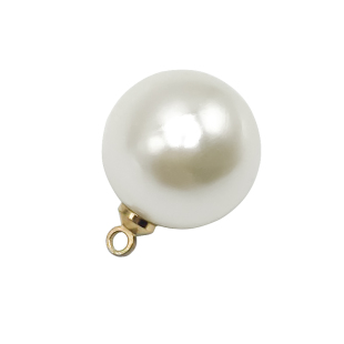 珍珠扣子纽扣旗袍衬衫女上衣半圆圆形钮扣圆扣高档配件diy女装扣