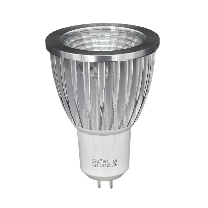 三色变光LED灯杯COB射灯泡E27E14大小螺口GU10卡GU5.3插脚3W5W7W