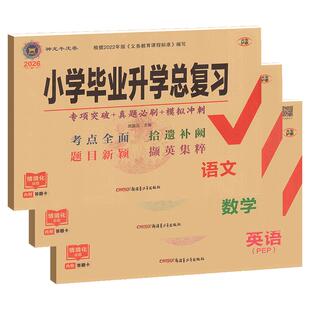 2026小学毕业升学总复习语文数学英语人教版外研小升初全套试卷专项训练习册六年级下册必期末刷题冲刺真题模拟卷子海淀单元ab卷
