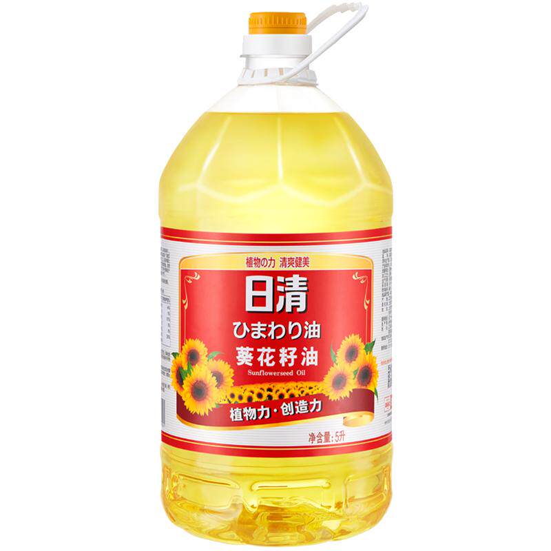 日清葵花籽油5l一级食用油实惠装