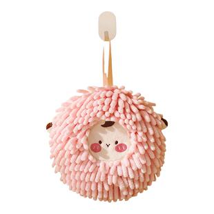 雪尼尔擦手巾挂式厨房卫生间干手帕超强吸水加厚不掉毛擦插手布球