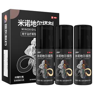 【达霏欣】米诺地尔搽剂5%*60ml*1瓶/盒脂溢性脱发斑秃增发生发液官方旗舰店