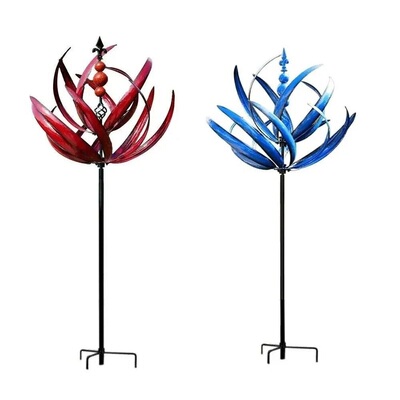 跨境哈洛风旋转器铁风车装饰园林Rotator艺SpinnerHarlowWind