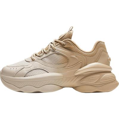 安踏坚果鞋加绒休闲鞋女