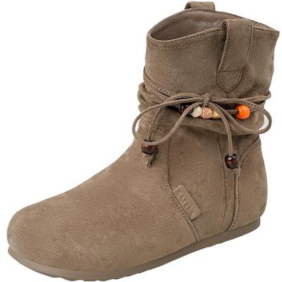 索菲娅2025冬季新品西部靴