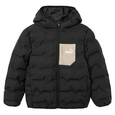 PUMA彪马男童羽绒服撞色时髦洋气