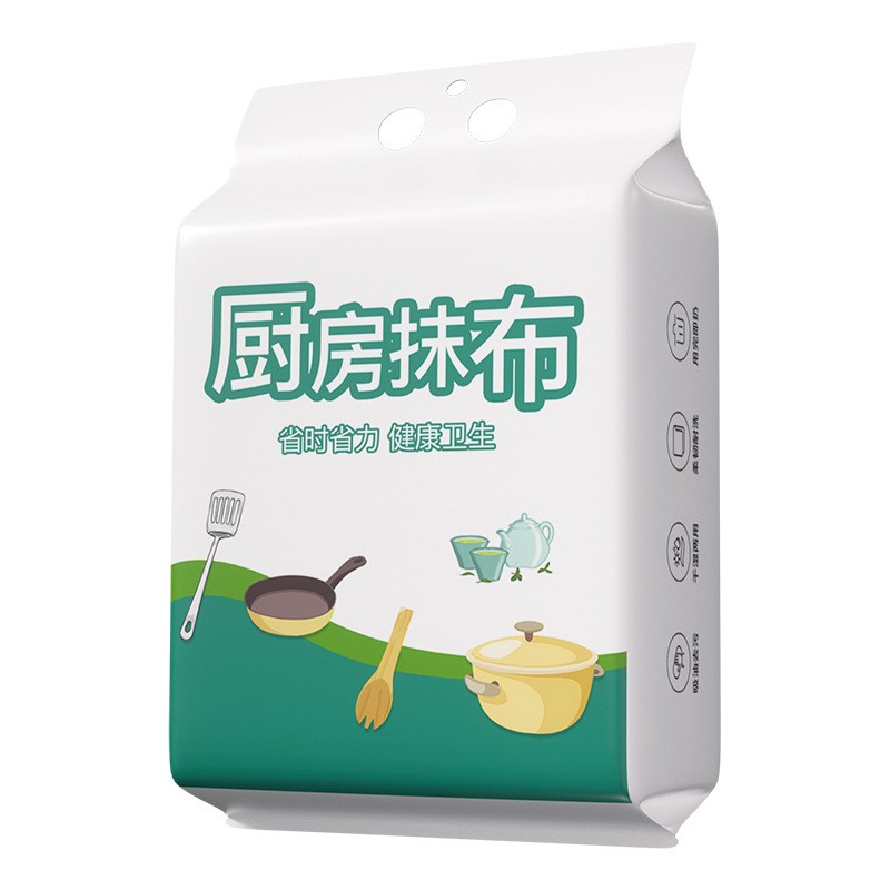 悬挂一次性抹布厨房懒人家用抽取式清洁干湿两用壁挂式洗碗布批发