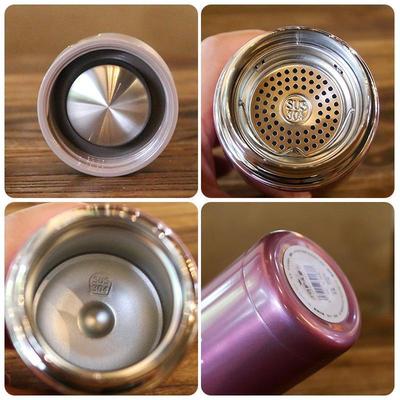 小巧保温杯男女学生简约时尚带茶漏保温水杯高档迷你型便携可爱