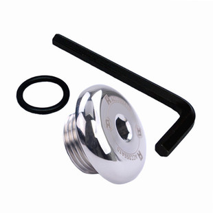 适用铃木GW DL DR GSX250 TR300 XCR300机油孔盖密封圈防盗螺丝盖