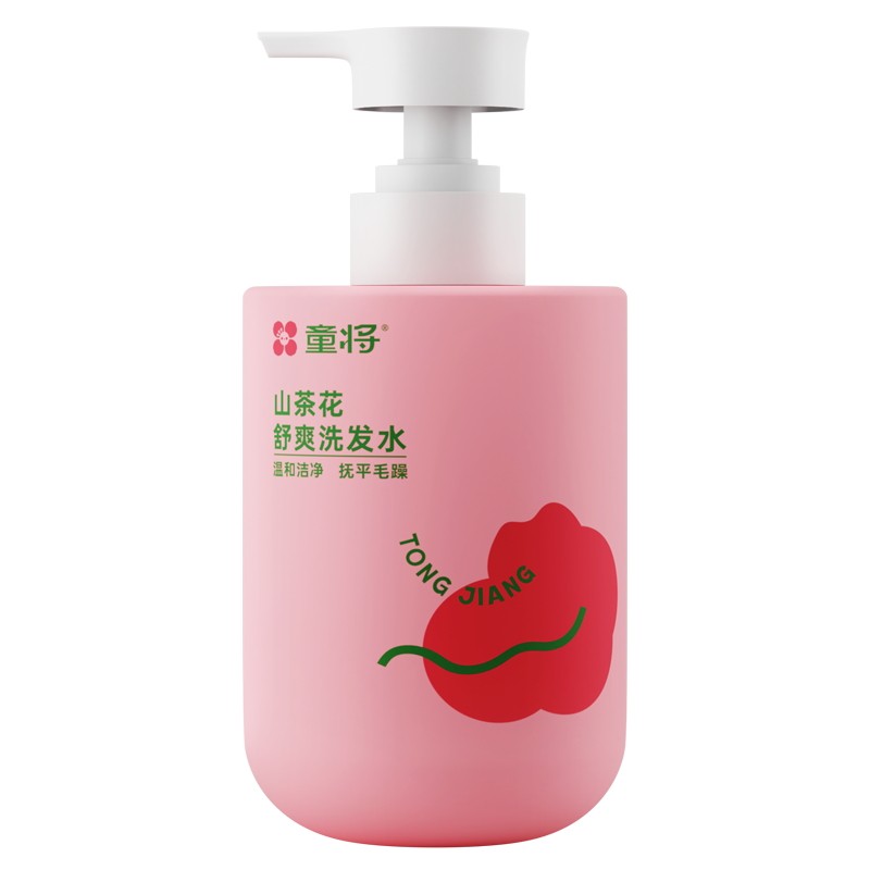 童将山茶花舒爽洗发水深层清洁