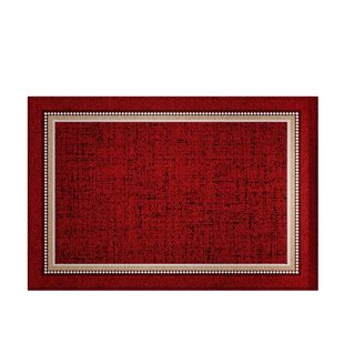 红色地垫入户门垫喜庆玄关大门口进门脚垫子耐脏除尘防滑室内地毯