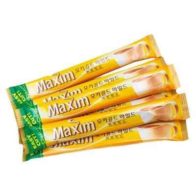 韩国咖啡maxim麦馨摩卡咖啡12g/条装进口三合一速溶东西麦馨咖啡