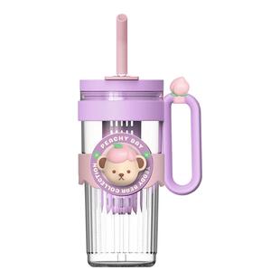 TAFUCO/泰福高大容量水杯新款吸管杯女杯子耐高温1L巨无霸冰霸杯