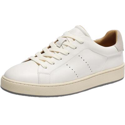 百丽男士小白鞋春季新款牛皮