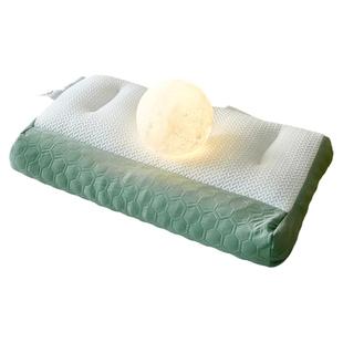 AXJ专利设计改善颈椎专用枕头护颈椎助睡眠荞麦软管乳胶枕反弓