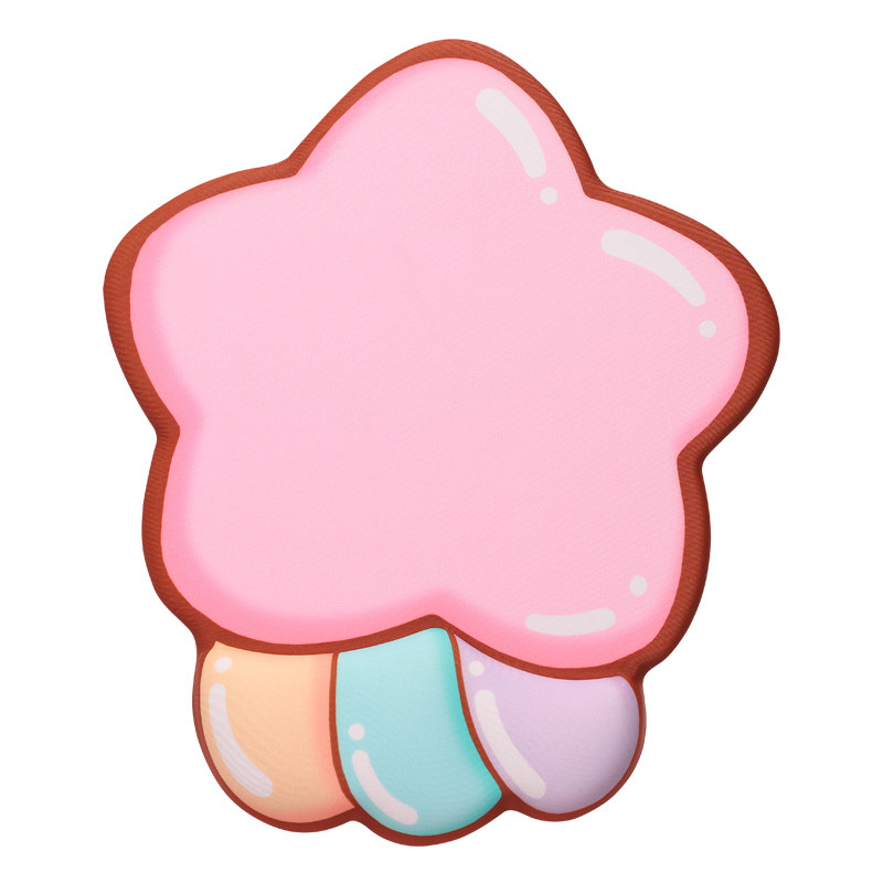 创意炫彩星星硅胶护腕鼠标垫
