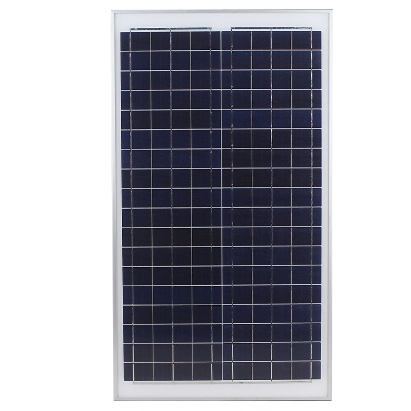 多晶单晶太阳能电池板30W单晶发电板50W100W充12V电瓶锂电充电板