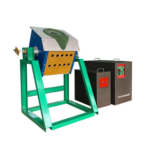 海拓打铁花中频熔炼炉熔金银铜铝锡钢铁活性炭三元催化坩埚炉铁渣