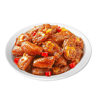 旺家福老卤鸡脚筋卤味香辣卤香熟食鸡脆骨鸡爪筋解馋休闲网红零食