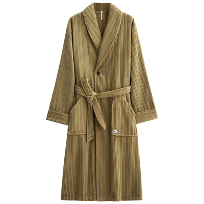 【商场同款】家乐芬男法兰绒睡袍