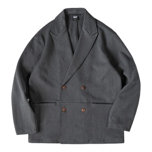 DAKYAM (达人)2025A/W Double-Breasted 复古重磅双排扣西装外套