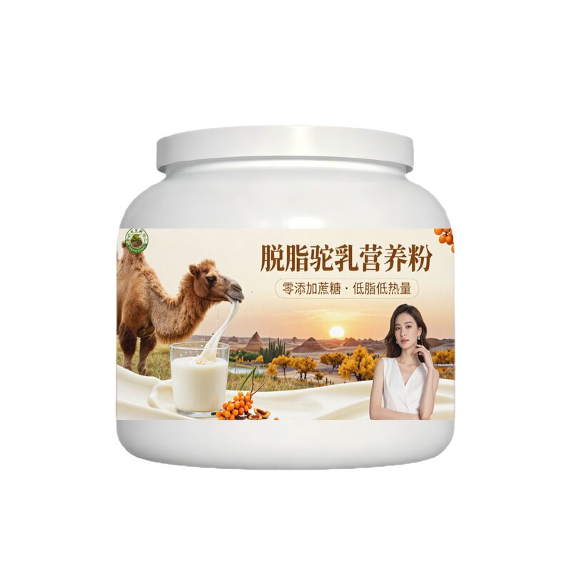 中老年脱脂驼乳粉早晚饮用多维补充维生素驼奶冲调粉沙漠官方认证