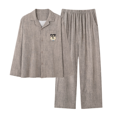 【芬腾】100%棉睡衣男士柔软亲肤