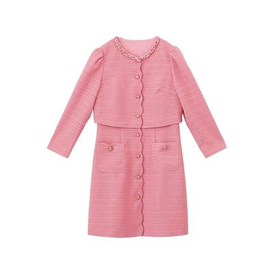 伊纱贝莲2025秋季新款法式连衣裙