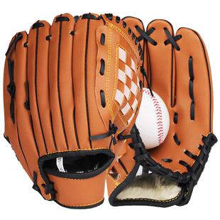 送棒球 PU加厚垒球棒球手套儿童少年成人全款 内野投手棒球手套