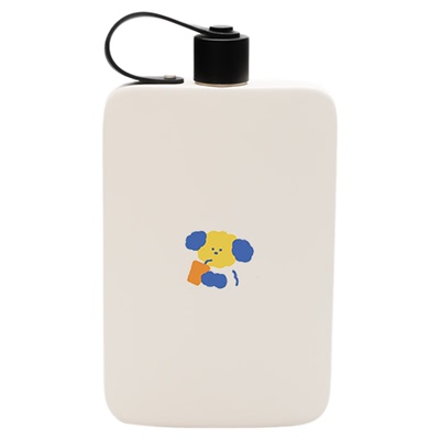 Enjenj扁平水壶外置磨砂原创