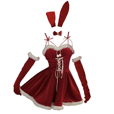 圣诞节服装纯欲麋鹿兔女郎制服