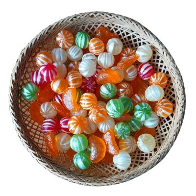 东北特产老式彩色糖果光腚糖球