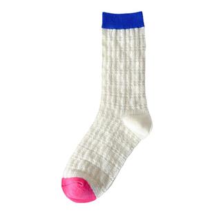 JOJO'S L. PD.Hitting.新款中筒袜春秋薄款拼色百搭长筒袜 | 击球