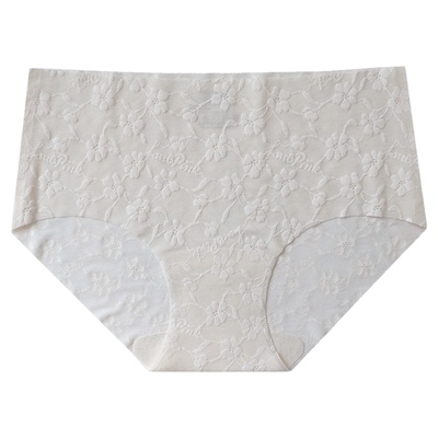 2025新款提花花纹无痕内裤女士裆纯棉中低腰包臀轻薄夏季性感勾人