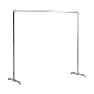 钢管晾衣架落地简易挂衣架室内卧室家用单杠式阳台晒被子晾晒衣架