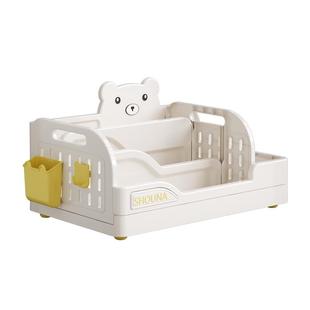 大容量儿童书架家用桌面绘本架宝宝简易飘窗置物架折叠书本收纳架