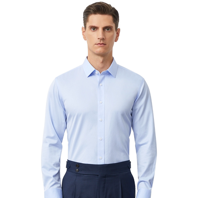 200支全棉DP免烫长袖衬衫