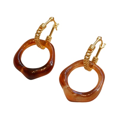 新中式925纯银女贵气耳环