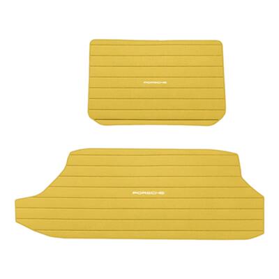 新款保时捷718真皮前后备箱垫