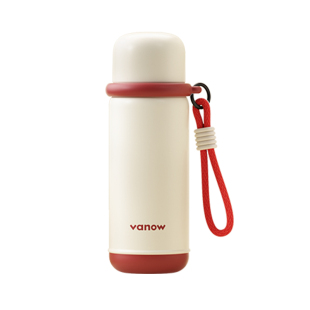Vanow保温杯女生2026新款高颜值陶瓷内胆茶水分离水杯子马年礼物