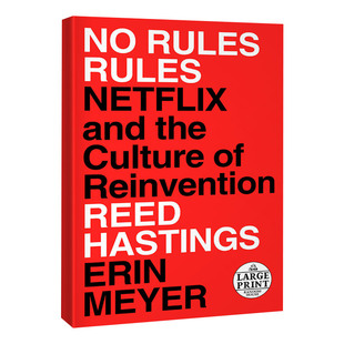 无规则的规则 不拘一格 英文原版经济类书 网飞传奇 No Rules Rules Netflix 公司文化的重塑 樊登 曾鸣推荐 商业管理书籍
