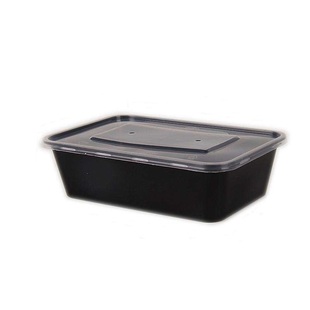 长方形一次性餐盒塑料外卖打包盒加厚透明快餐便当饭盒带盖