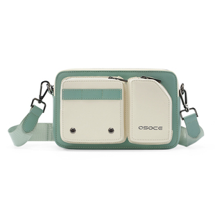 osoce斯哲斜挎包女生小挎包通勤休闲小方包男生单肩包2026年新款