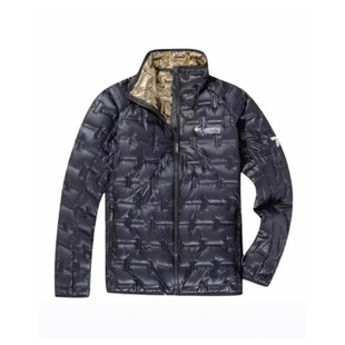 哥伦比亚羽绒服男秋冬钛金拒水金点无缝热压鹅绒800蓬外套 WE6353