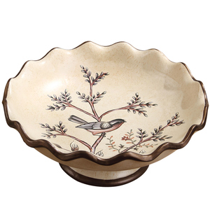 水果盘陶瓷欧式奢华现代装简约